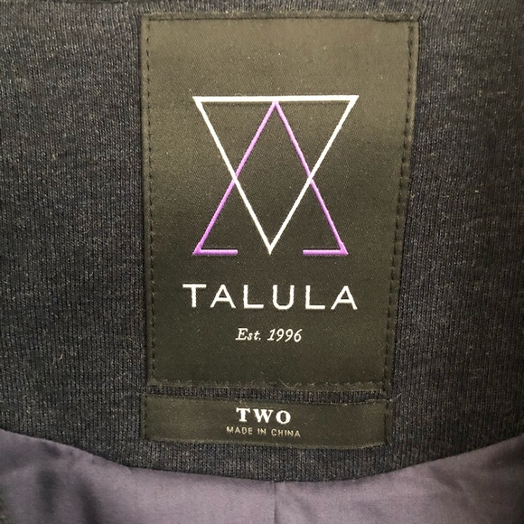 Aritzia Talula Navy Boyfriend Blazer Size 2 - Picture 4 of 5